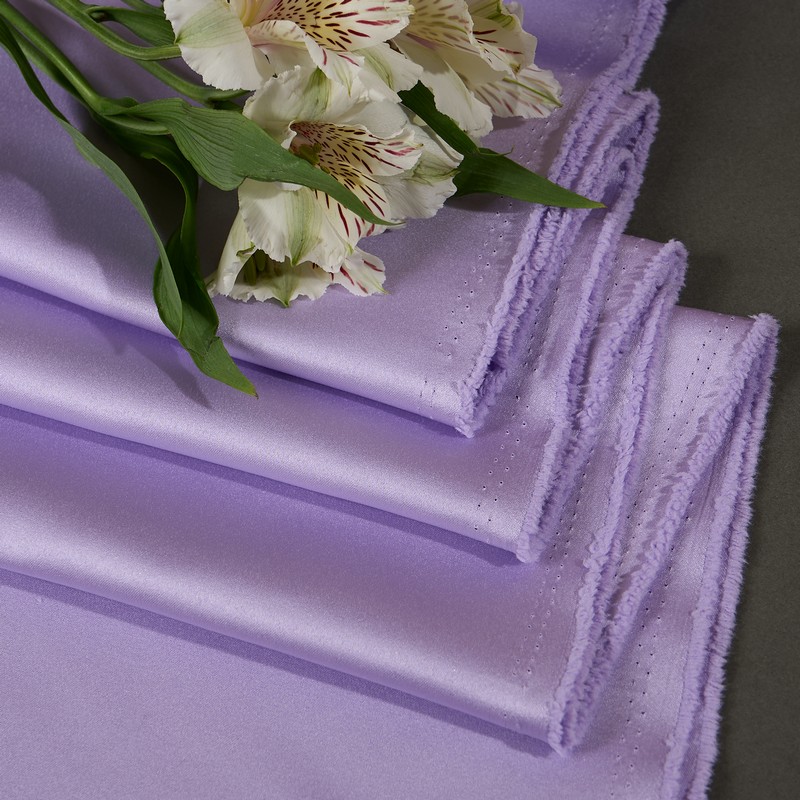 Атлас свадебный (лиловый)