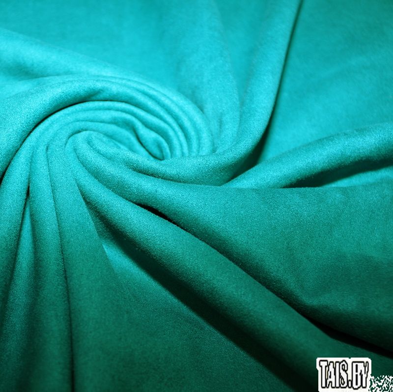 Замша на трикотаже (зеленый)