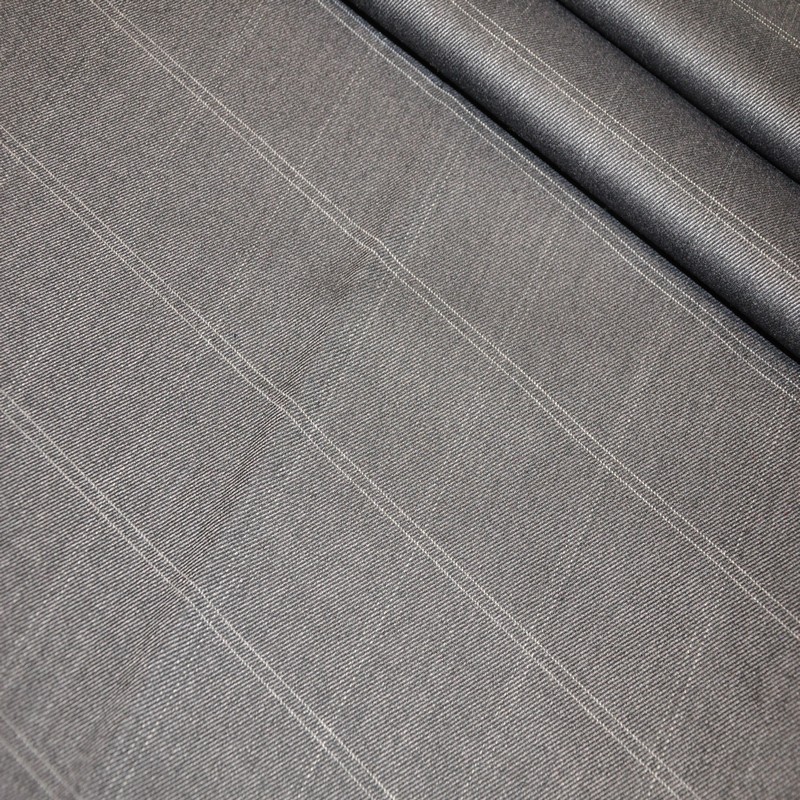 Костюмная ткань "Клетка  " (темно-серый гленчик)