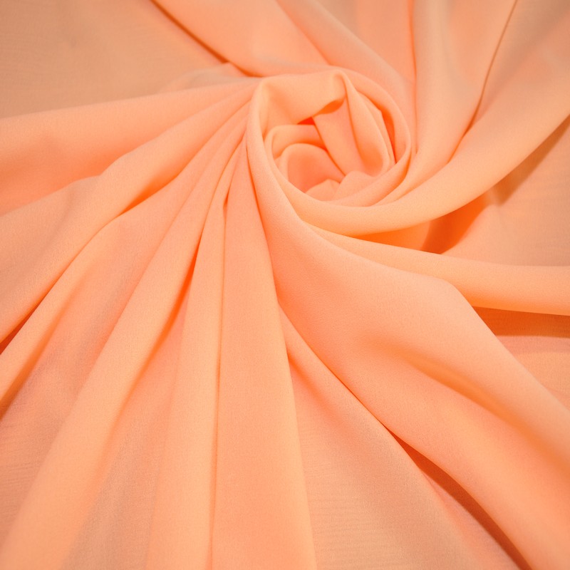 Креп-шифон (персиковый)