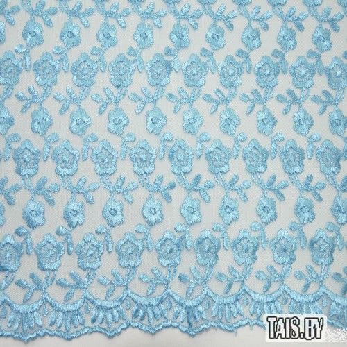 Гипюр Индонезия (голубой)