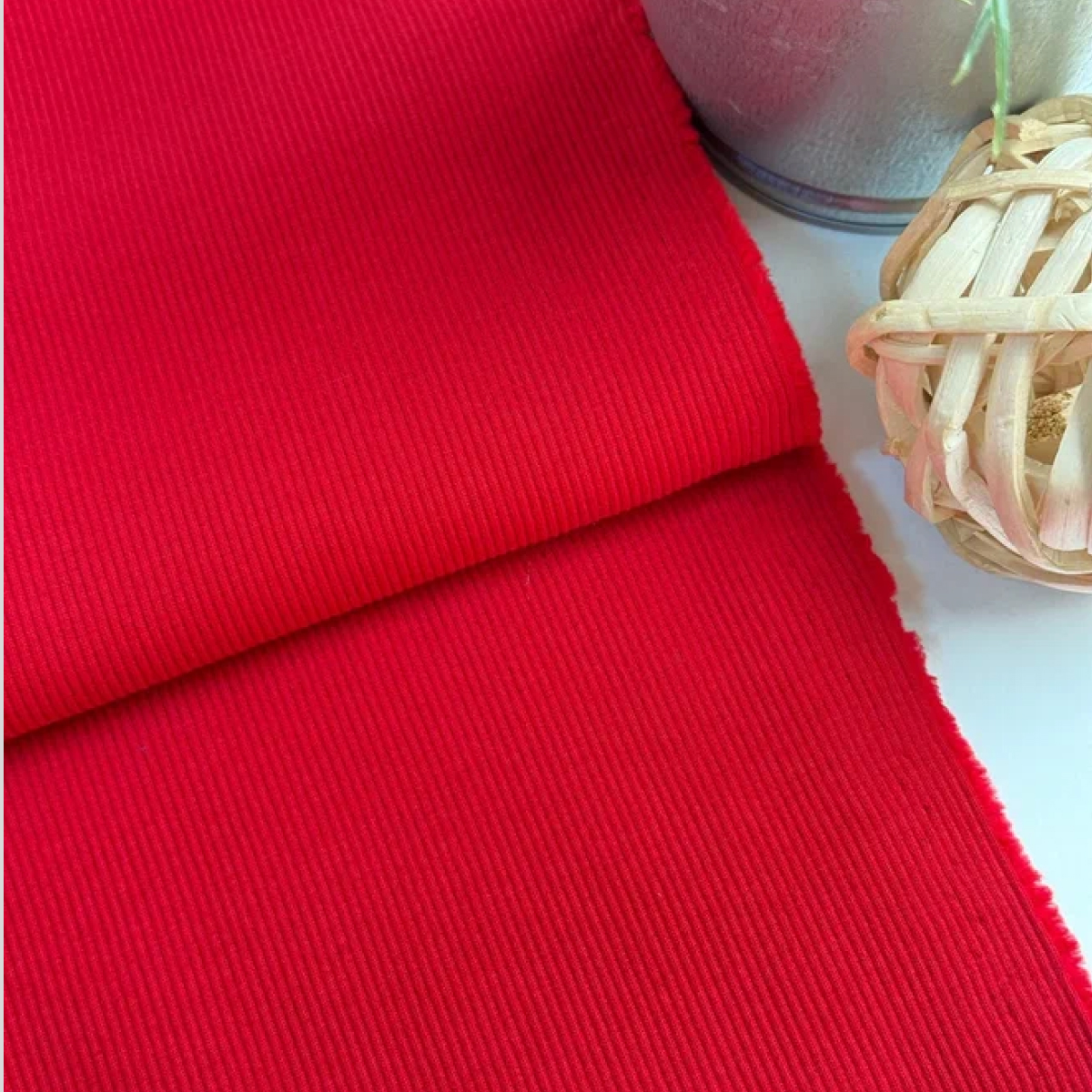 Кашкорсе чулок для 3-х нитки  с эффектом велюра (красный) скидки на ткани в Минске оптом и в розницу | Трикотаж tais.by