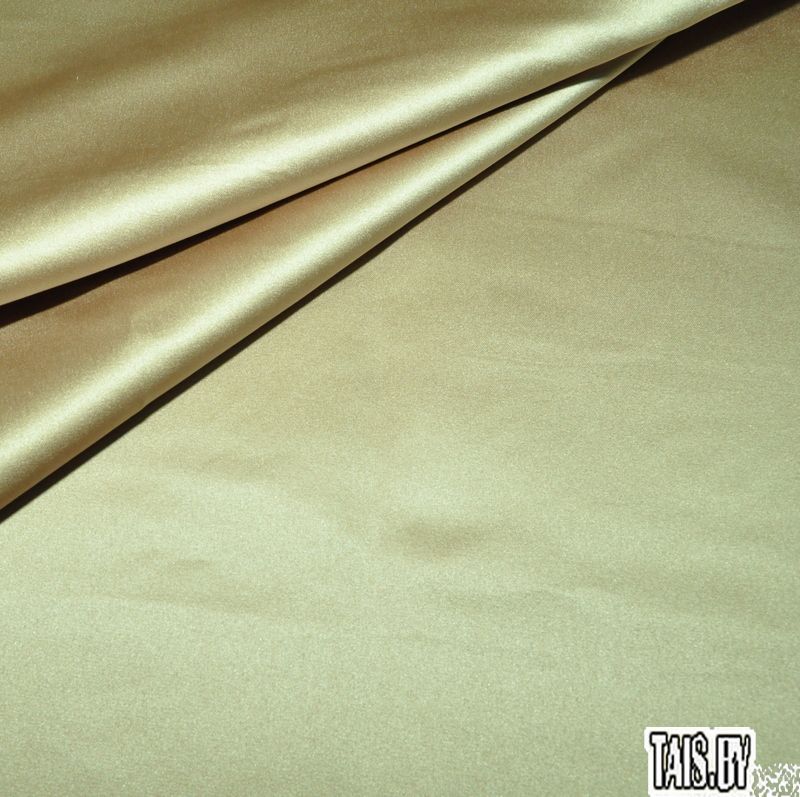 Атлас свадебный (бежевый)