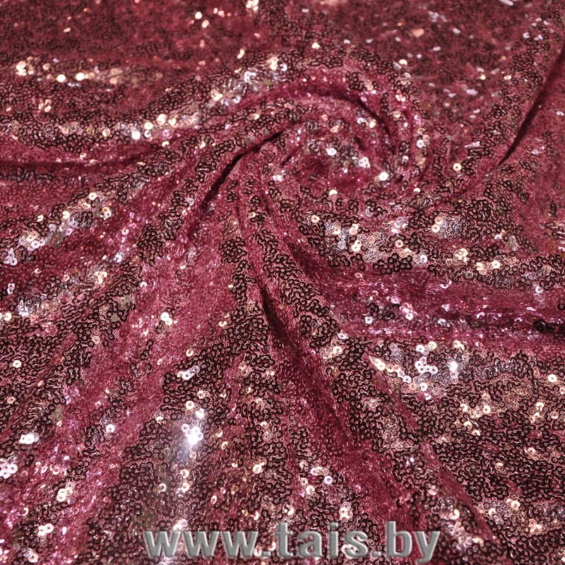 Пайетки на сетке (розовый)