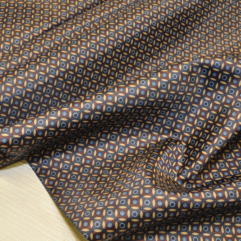 Подкладка нейлон принт итальянская плитка