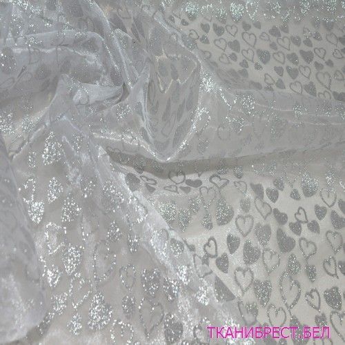 Органза с напылением
