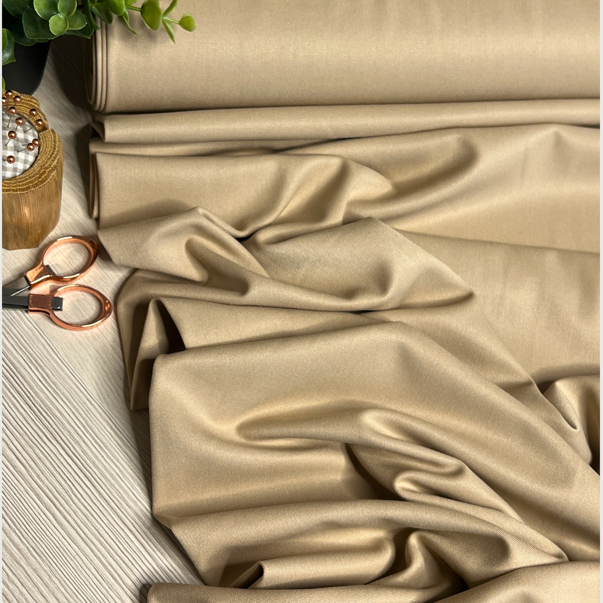 Костюмная ткань "Бостон" (песочный) скидки на ткани в Минске оптом и в розницу | Трикотаж tais.by