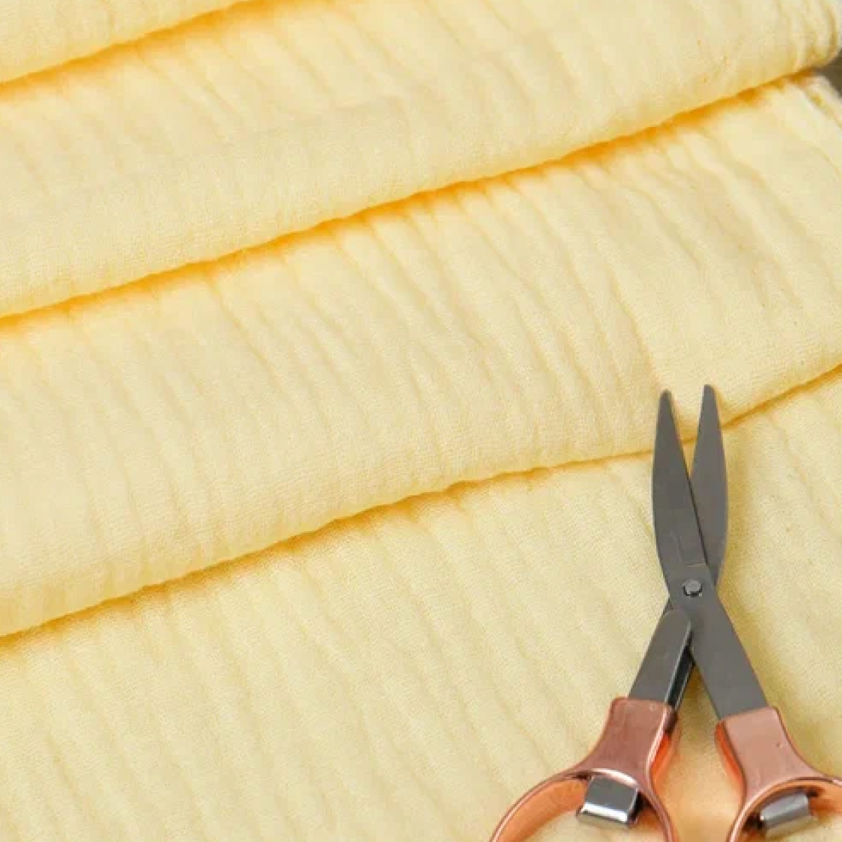 Муслин (желтый) скидки на ткани в Минске оптом и в розницу | Трикотаж tais.by