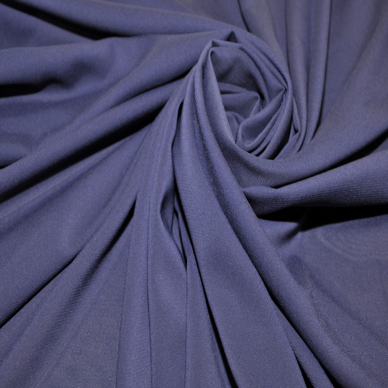 Шифон стрейчевый (синий)