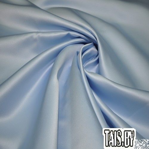 Атлас свадебный (нежно голубой)