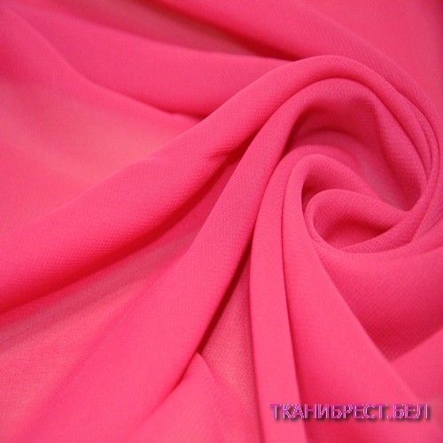 Шифон малиновый