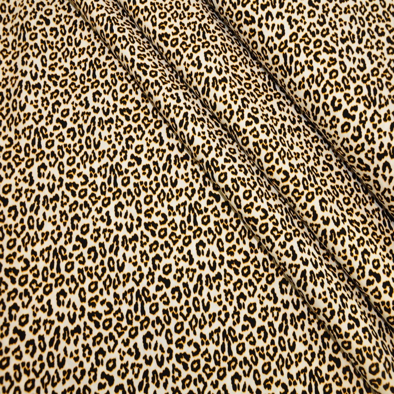 Штапель "Твил" Лео на белом фоне скидки на ткани в Минске оптом и в розницу | Трикотаж tais.by