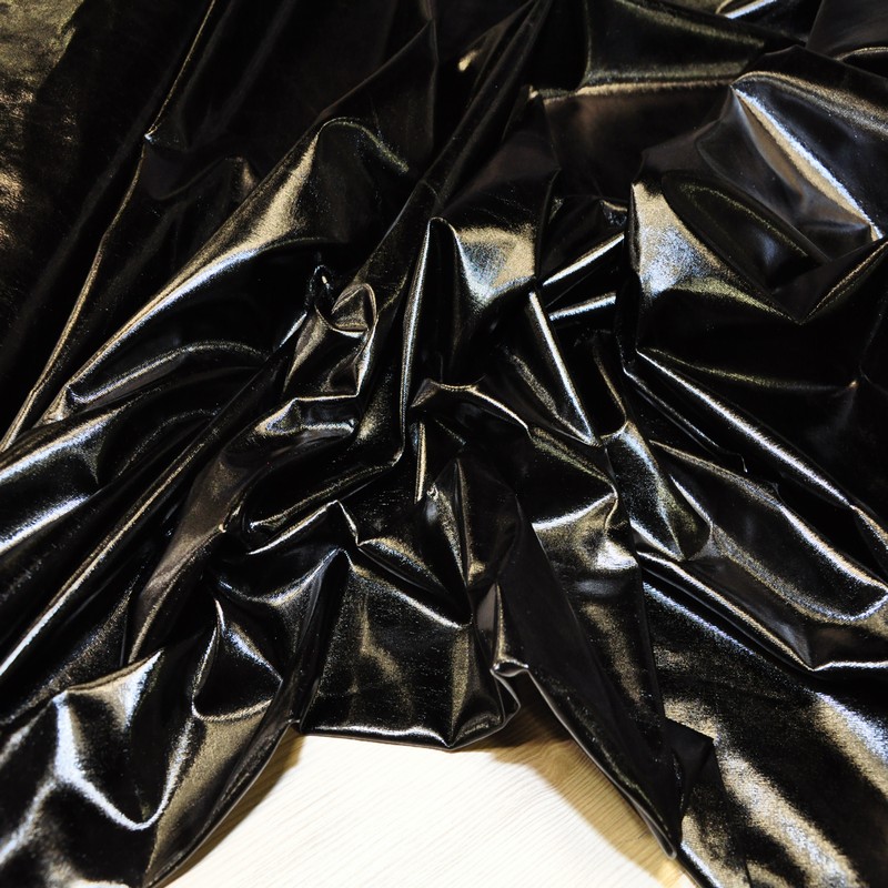 Парча стрейч (черный)