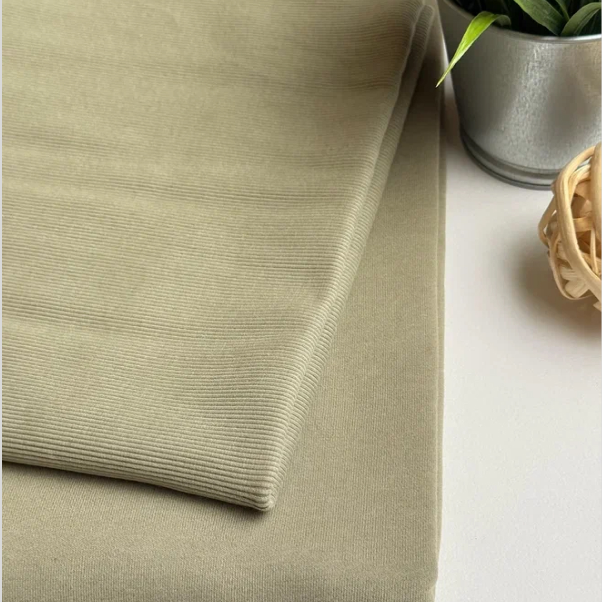 Кашкорсе чулок для 3-х нитки  с эффектом велюра (оливковый) скидки на ткани в Минске оптом и в розницу | Трикотаж tais.by