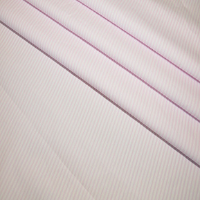 Рубашечная ткань "Соната" полоска (лиловый)