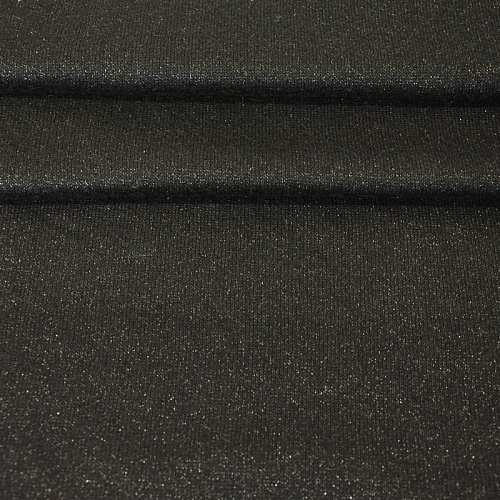 Трикотаж Ангора плотная с люрексом  (черный графит)