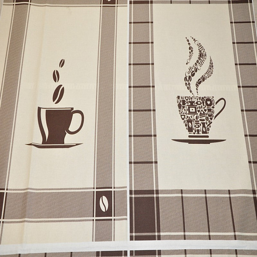 Ткань Х/Б для столового белья (купон кофе)