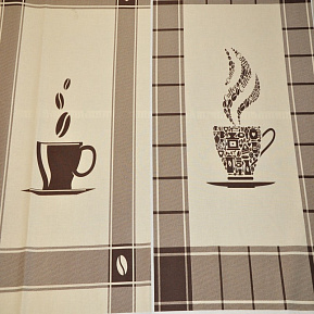 Ткань Х/Б для столового белья (купон кофе)
