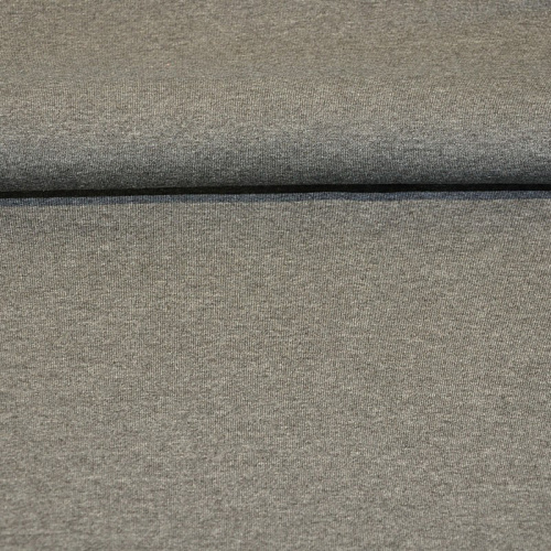 Футер 3-х нитка с начесом  (темно-серый меланж)