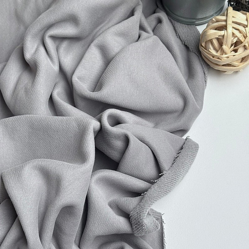 Футер 3-х нитка с эффектом велюра (серый)