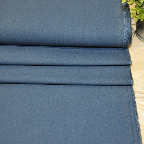 Костюмная ткань "Бостон" (индиго)